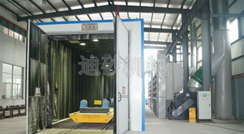 蜂窩式風(fēng)力循環(huán)噴砂房有哪些特點？